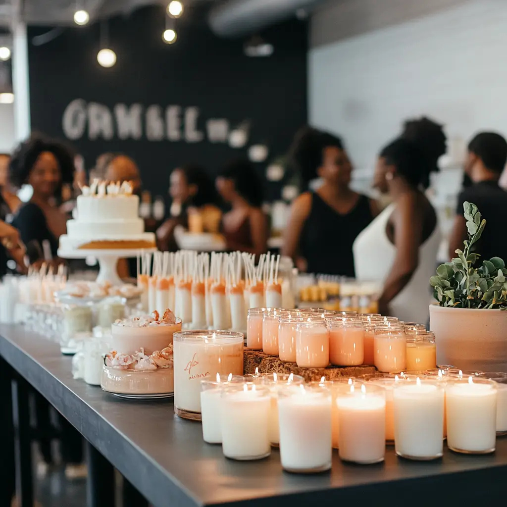 Candle event with friends